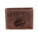 Go[O[G^[vCY Y z ANZT[ Western Carolina Catamounts BiFold Leather Wallet -