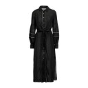 【送料無料】 120％リノ レディース ワンピース トップス Midi dresses Black