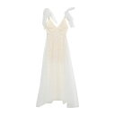 【送料無料】 アニエバイ レディース ワンピース トップス Long dresses Ivory