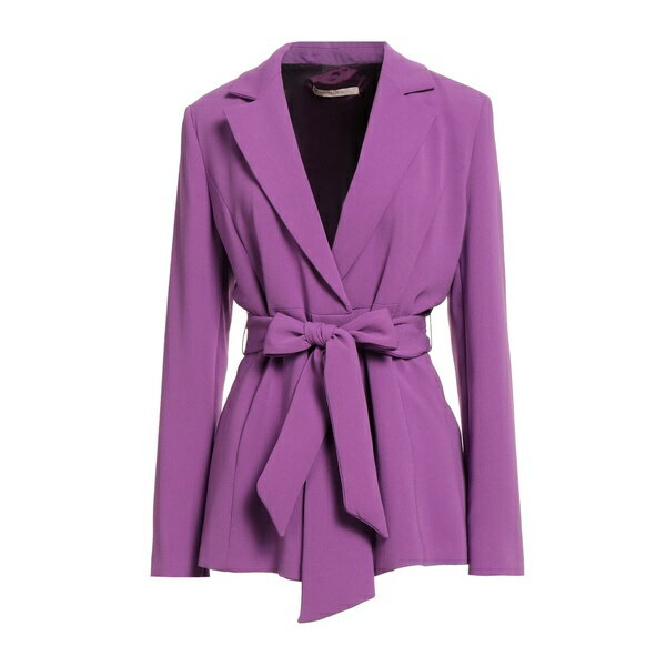 【送料無料】 ペニーブラック レディース ジャケット＆ブルゾン アウター Blazers Purple(4)