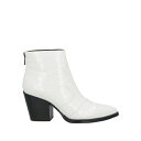 【送料無料】 ツインセット レディース ブーツ シューズ Ankle boots White