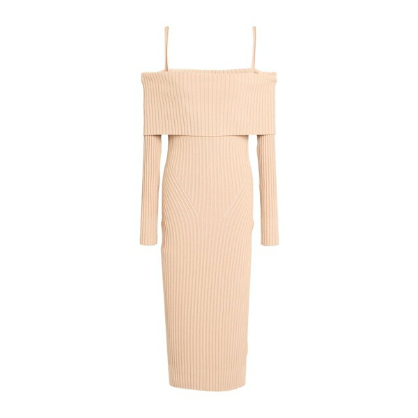 【送料無料】 アンドレダモ レディース ワンピース トップス Midi dresses Beige(4)