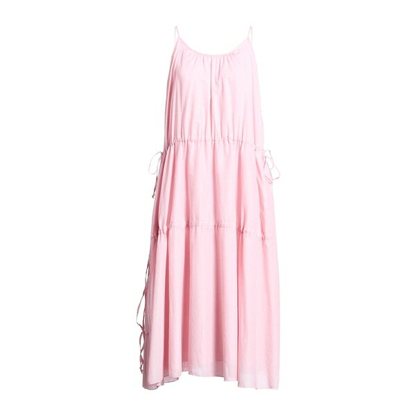 【送料無料】 ラ ファブリーク レディース ワンピース トップス Midi dresses Pink