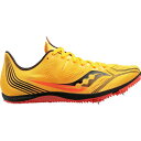 サッカニー レディース 陸上 スポーツ Saucony Women s Endorphin 3 Track and Field Shoes Gold/Red