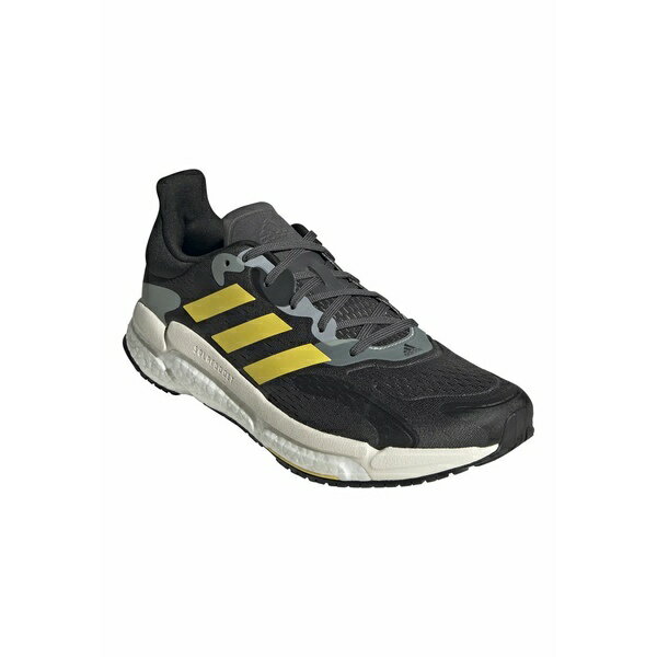 アディダス メンズ ランニング スポーツ SOLARBOOST - Competition running shoes - grey six/beam yellow/linen green