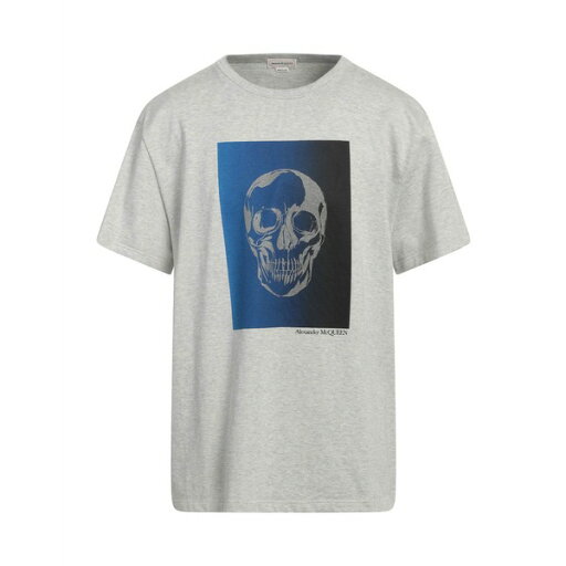 【送料無料】 マックイーン メンズ Tシャツ トップス T-shirts Grey 【送料無料】 マックイーン メンズ Tシャツ トップス T-shirts Grey
