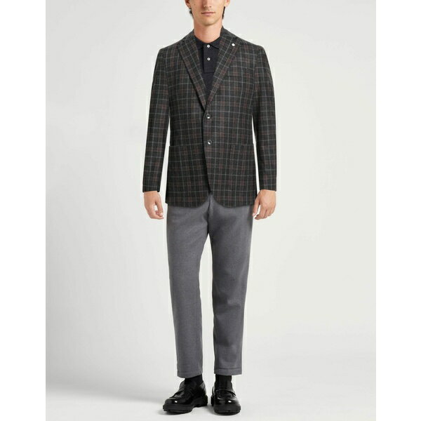 【送料無料】 ルイジ・ビアンキ・マントヴァ メンズ ジャケット＆ブルゾン アウター Blazers Grey