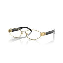 ヴェルサーチ レディース サングラス&アイウェア アクセサリー Women's Eyeglasses, VE1298 Gold