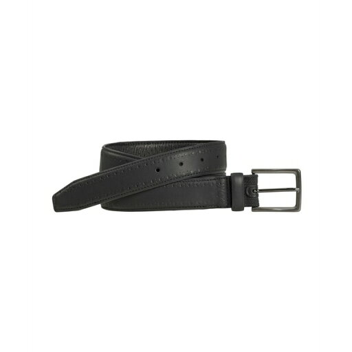 ジョンストンアンドマーフィー メンズ ベルト アクセサリー Men's XC4 Perfed Edge Belt Black Leather ジョンストンアンドマーフィー メンズ ベルト アクセサリー Men's XC4 Perfed Edge Belt Black Leather