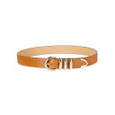 コールハーン レディース ベルト アクセサリー Women's Modern Triple Keeper Beveled Edge Leather Belt T...