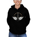 エルエーポップアート レディース パーカー・スウェットシャツ アウター Women's Word Art Country Female Singers Hood...