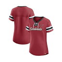 ファナティクス レディース Tシャツ トップス Women's Cardinal Arizona Cardinals Original State Lace-Up T-shirt Cardinal(4)