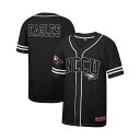 コロシアム メンズ シャツ トップス Men's Black North Carolina Central Eagles Free Spirited Mesh Button-Up Baseball Jersey Black
