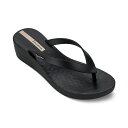 イパネマ レディース サンダル シューズ Selfie Wedge Flatform Sandals Black(4)