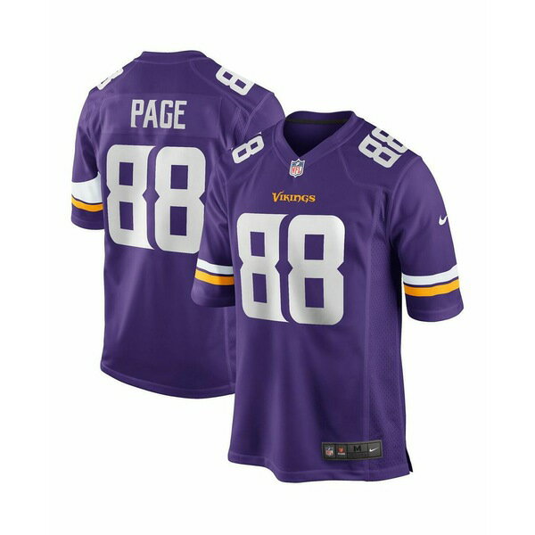 ʥ   ȥåץ Men's Alan Page Purple Minnesota Vikings Game Retired...