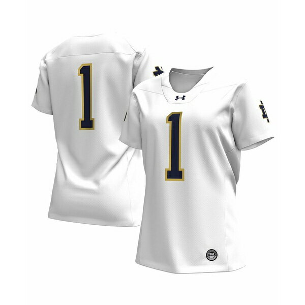 アンダーアーマー レディース カットソー トップス Women's 1 Notre Dame Fighting Irish Replica Foot..