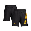アディダス メンズ カジュアルパンツ ボトムス Men's Maroon Arizona State Sun Devils Designed for Training AEROREADY Shorts Black