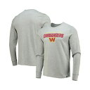 47ブランド メンズ シャツ トップス Men's Heathered Gray Washington Commanders Traction Super Rival Long Sleeve T-shirt Heathered Gray(4)