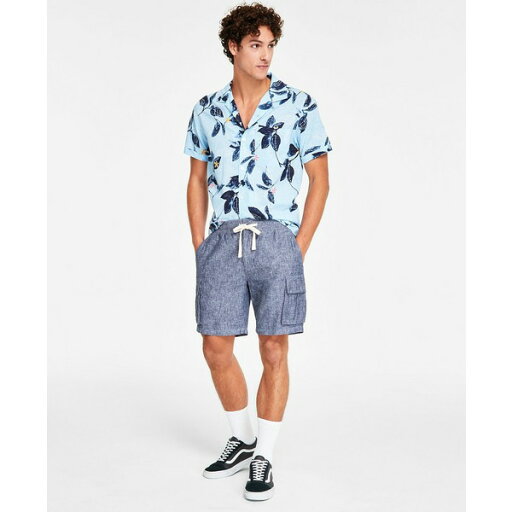 サンアンドプラスストーン メンズ カジュアルパンツ ボトムス Men's Drawstring 8" Cargo Shorts, Exclusively at Macy's Basic Navy サンアンドプラスストーン メンズ カジュアルパンツ ボトムス Men's Drawstring 8" Cargo Shorts, Exclusively at Macy's Basic Navy
