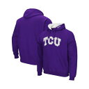 コロシアム メンズ パーカー・スウェットシャツ アウター Men's TCU Horned Frogs Arch and Logo 3.0 Pullover H...