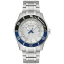 ブロバ メンズ ブレスレット・バングル・アンクレット アクセサリー Men's Stainless Steel Bracelet Watch 42mm No Color(4)