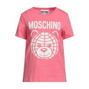 【送料無料】 モスキーノ レディース Tシャツ トップス T-shirts Pink(4)