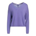 【送料無料】 コンパーニャ イタリアーナ レディース ニット&セーター アウター Sweaters Purple(4)