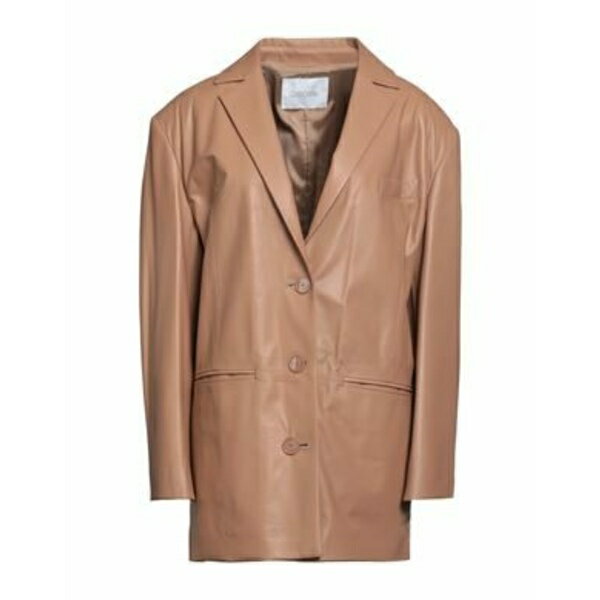 【送料無料】 ドローミー レディース ジャケット&ブルゾン アウター Blazers Brown