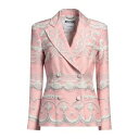 【送料無料】 モスキーノ レディース ジャケット&ブルゾン アウター Blazers Pink
