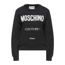 【送料無料】 モスキーノ レディース パーカー・スウェットシャツ アウター Sweatshirts Black