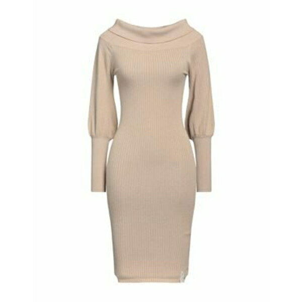 【送料無料】 ヒノミネイト レディース ワンピース トップス Mini dresses Brown