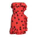 【送料無料】 モスキーノ レディース ワンピース トップス Mini dresses Red