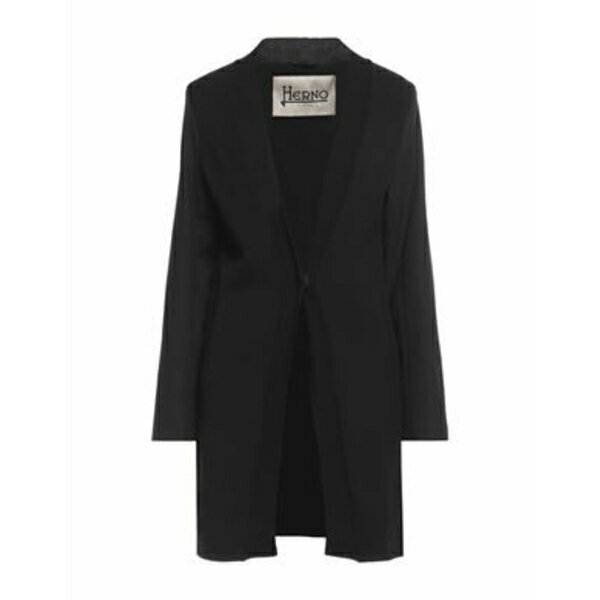 【送料無料】 ヘルノ レディース ジャケット&ブルゾン アウター Overcoats & Trench Coats Black