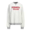【送料無料】 ディースクエアード レディース パーカー・スウェットシャツ アウター Sweatshirts White