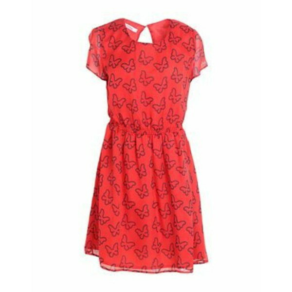 【送料無料】 ブルマリン レディース ワンピース トップス Mini dresses Red