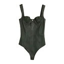 【送料無料】 ディースクエアード レディース Tシャツ トップス Bodysuits Green