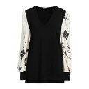 【送料無料】 ツインセット レディース ニット&セーター アウター Sweaters Black