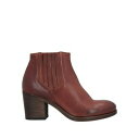 【送料無料】 パンタネッティ レディース ブーツ シューズ Ankle boots Brown