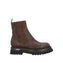 【送料無料】 マローニ レディース ブーツ シューズ Ankle boots Brown