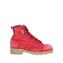 【送料無料】 オーエックスエス レディース ブーツ シューズ Ankle boots Red