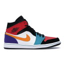 Jordan ジョーダン メンズ スニーカー 【Jordan 1 Mid Bred Multi-Color】 サイズ US_7.5(25.5cm) White/...