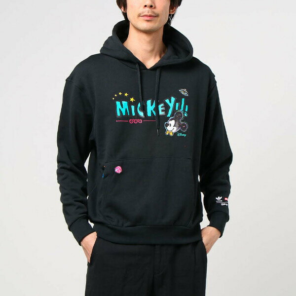 adidas アディダス メンズ スニーカー 【adidas originals D Kas Hd II Mickey Printing Casual Pullover Black H37059】 サイズ US_M_M