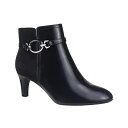 インポ レディース ブーツ シューズ Women's Nyssa Kitten Heel Ankle Dress Booties Black