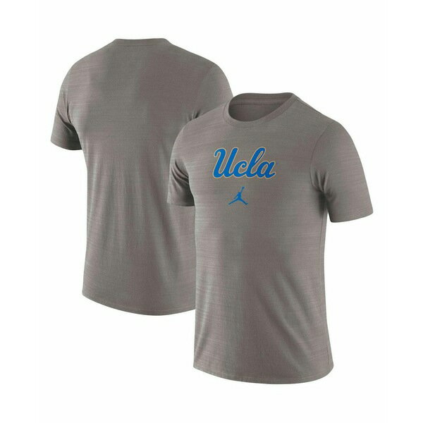 ジョーダン メンズ シャツ トップス Men's Heather Gray UCLA Bruins Team Issue Velocity Performance T-shirt Heather Gray