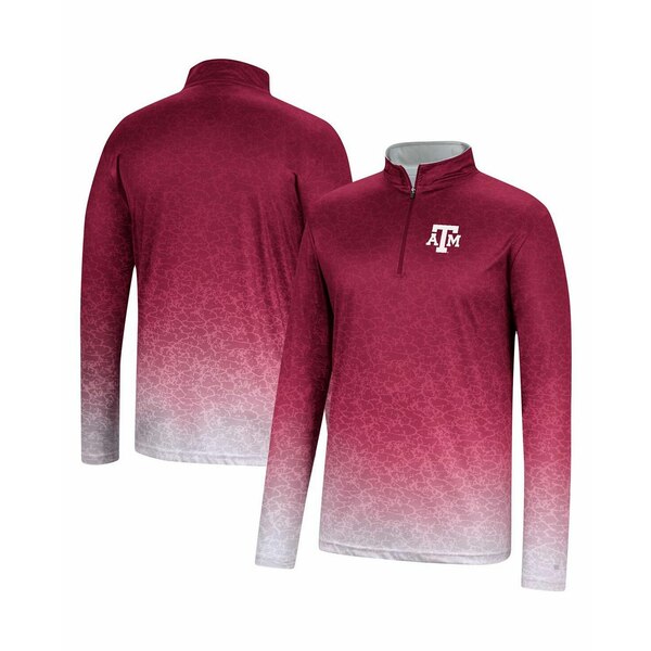    ȥåץ Men's Maroon Texas A&M Aggies Walter Quarter-Zip Wi...