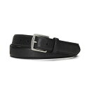 ラルフローレン メンズ ベルト アクセサリー Men's Saffiano Leather Belt Black