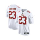 ナイキ メンズ シャツ トップス Men's Christian McCaffrey Tundra White San Francisco 49ers Fashion Game Jersey White(4)