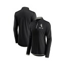 ファナティクス レディース ジャケット&ブルゾン アウター Women's Black Chicago White Sox Worth The Drive Quarter-Zip Jacket Black