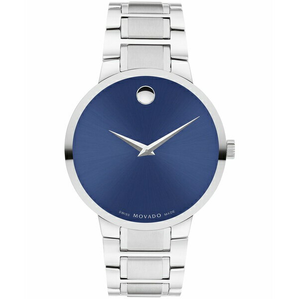 モバド メンズ 腕時計 アクセサリー Men's Portfolio Swiss Quartz Stainless Steel Watch 40MM Silver-tone