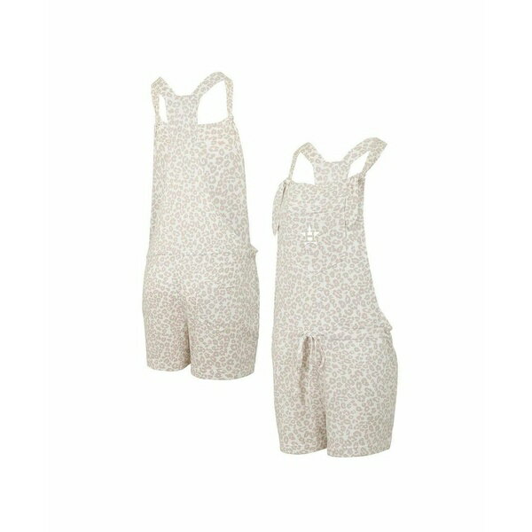 コンセプトスポーツ レディース ワンピース トップス Women's Cream Houston Astros Montana Hacci Knit Romper Overalls Cream